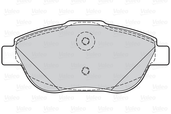 Diskinių stabdžių trinkelių rinkinys VALEO 302148