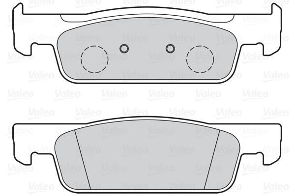 Diskinių stabdžių trinkelių rinkinys VALEO 302150