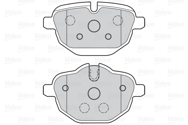 Diskinių stabdžių trinkelių rinkinys VALEO 302159