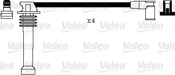 Uždegimo laidų komplektas VALEO 346008