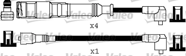 Uždegimo laidų komplektas VALEO 346217