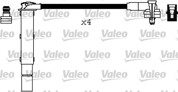 Uždegimo laidų komplektas VALEO 346486