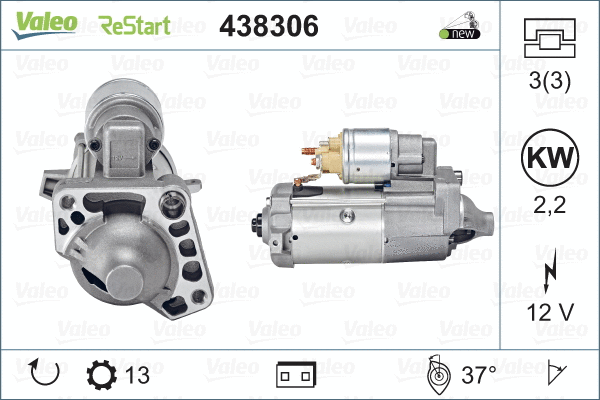 Starteris VALEO 438306