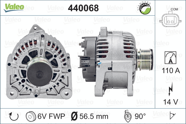 Kintamosios srovės generatorius VALEO 440068