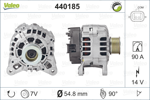 Kintamosios srovės generatorius VALEO 440185