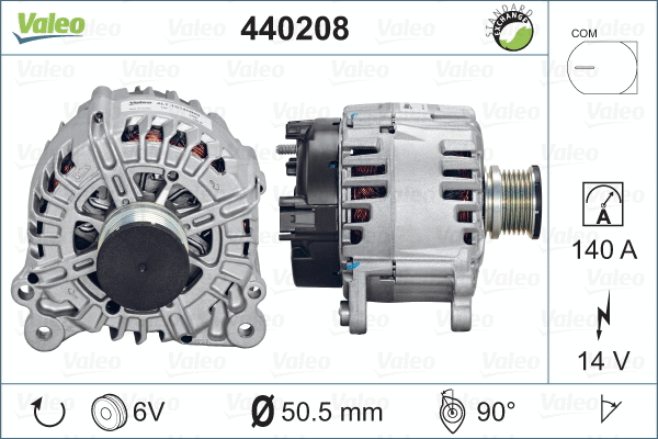 Kintamosios srovės generatorius VALEO 440208