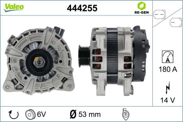 Kintamosios srovės generatorius VALEO 444255