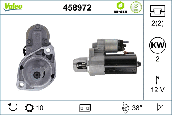 Starteris VALEO 458972