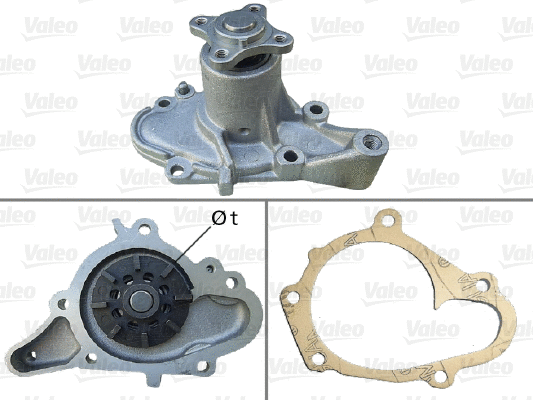 Variklio aušinimo Vandens siurblys VALEO 506777