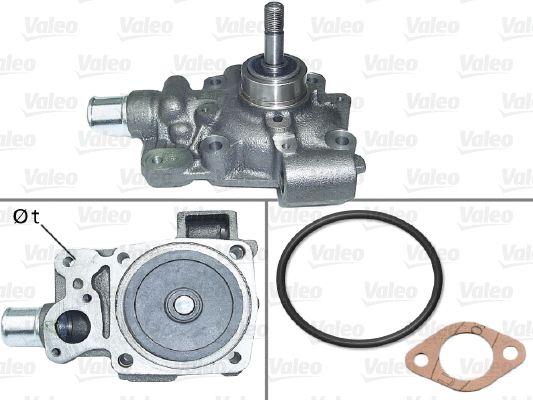Variklio aušinimo Vandens siurblys VALEO 506879