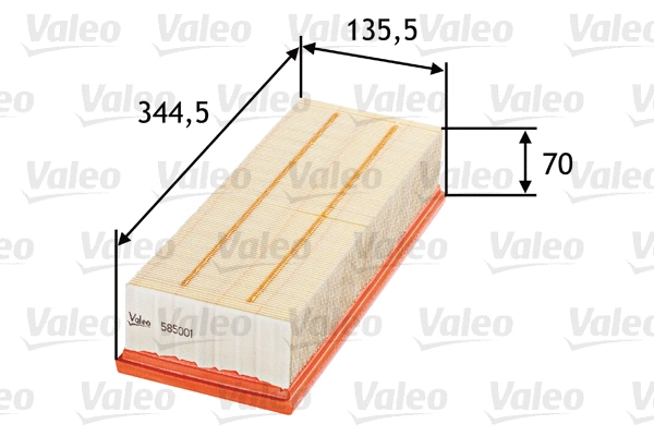 Oro filtras VALEO 585001