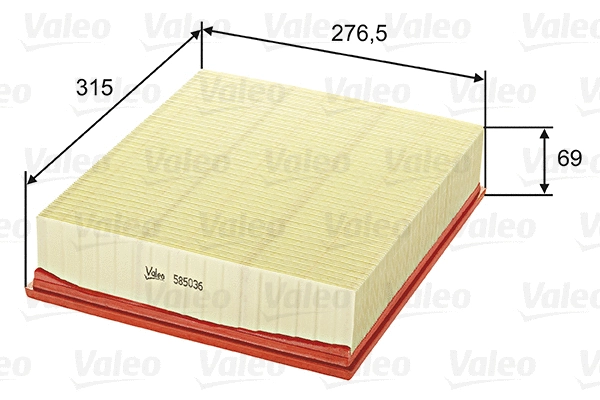 Oro filtras VALEO 585036