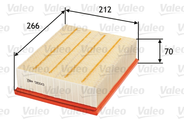 Oro filtras VALEO 585043