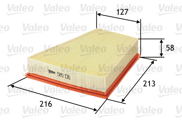 Oro filtras VALEO 585136