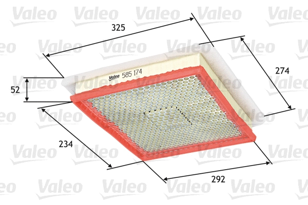 Oro filtras VALEO 585174