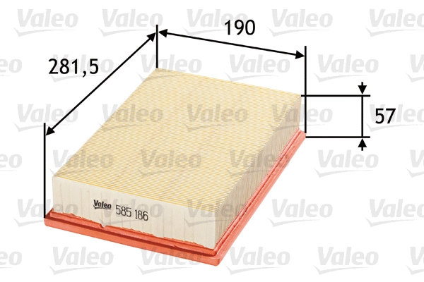 Oro filtras VALEO 585186
