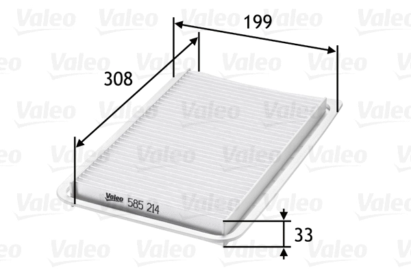Oro filtras VALEO 585214