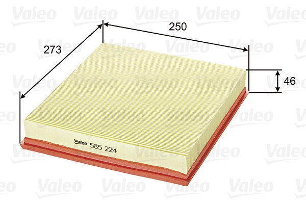 Oro filtras VALEO 585224