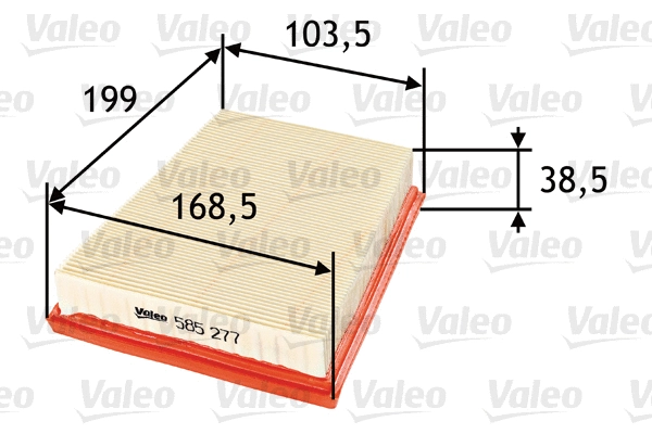 Oro filtras VALEO 585277