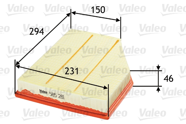 Oro filtras VALEO 585281