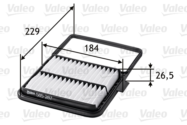 Oro filtras VALEO 585287