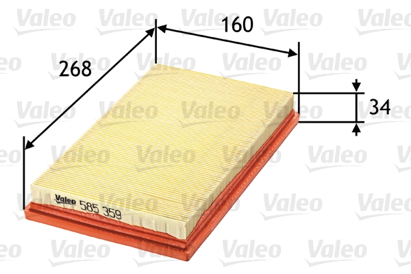 Oro filtras VALEO 585359