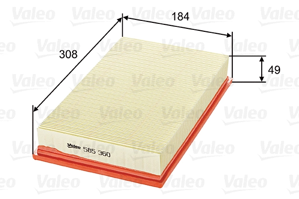 Oro filtras VALEO 585360