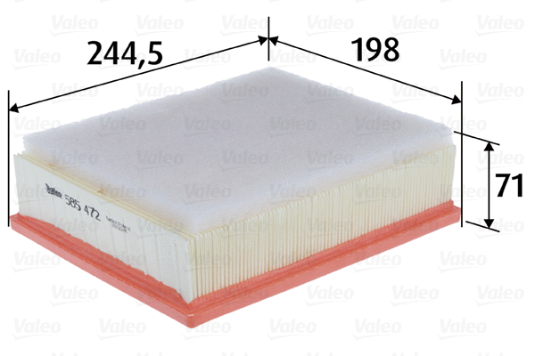 Oro filtras VALEO 585472