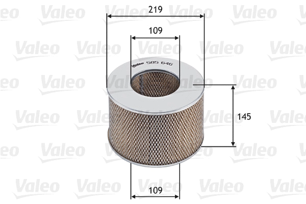 Oro filtras VALEO 585646