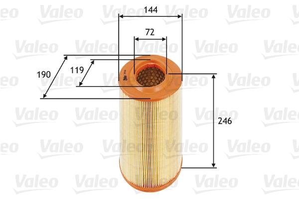 Oro filtras VALEO 585669