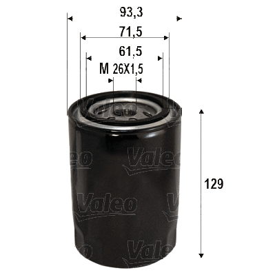 Alyvos filtras VALEO 586095