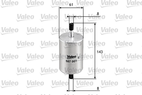 Kuro filtras VALEO 587001