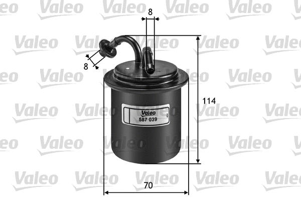 Kuro filtras VALEO 587039