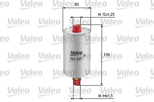 Kuro filtras VALEO 587207