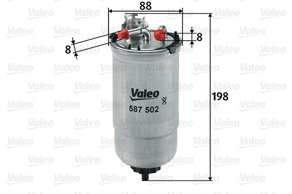 Kuro filtras VALEO 587502