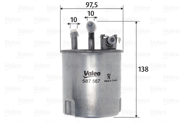 Kuro filtras VALEO 587567