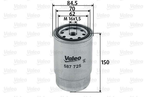 Kuro filtras VALEO 587725