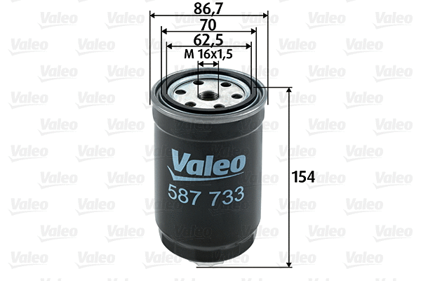 Kuro filtras VALEO 587733