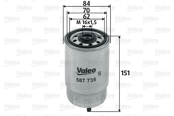 Kuro filtras VALEO 587735