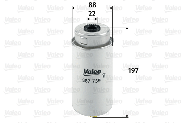Kuro filtras VALEO 587739