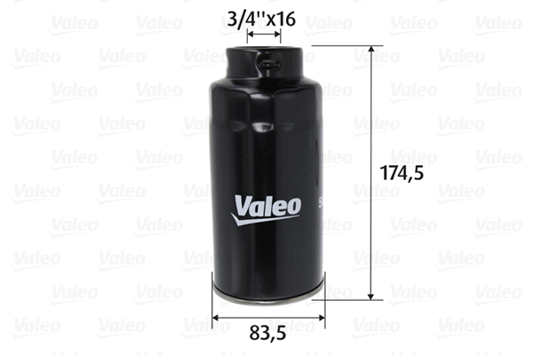 Kuro filtras VALEO 587757