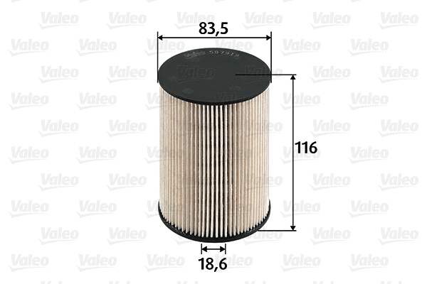Kuro filtras VALEO 587919