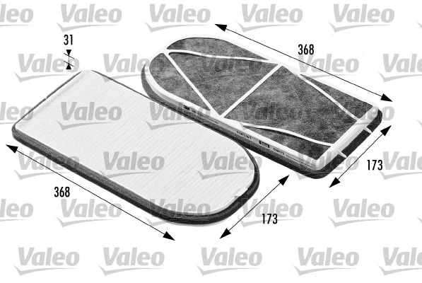 Salono filtras VALEO 698470