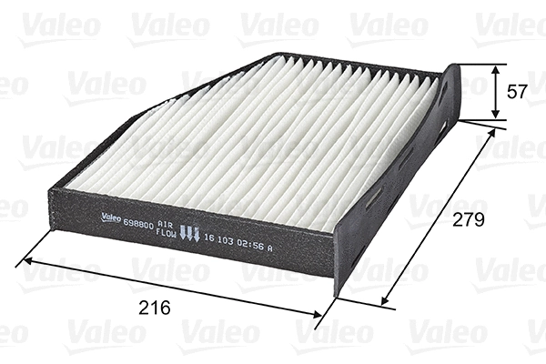 Salono filtras VALEO 698800