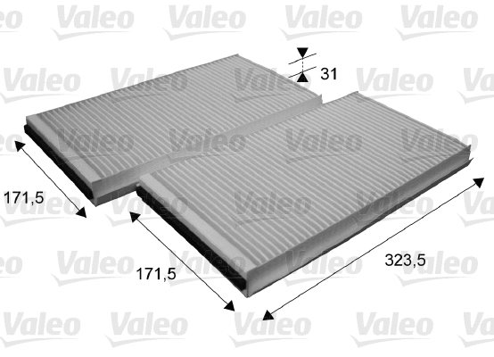 Salono filtras VALEO 698863