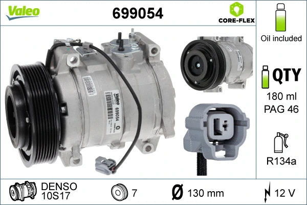 Oro kondicionieriaus kompresorius VALEO 699054