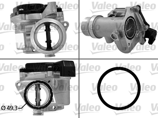 Droselio korpusas VALEO 700450