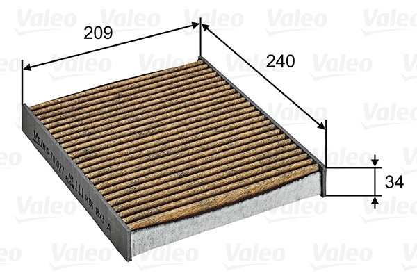 Salono filtras VALEO 701027
