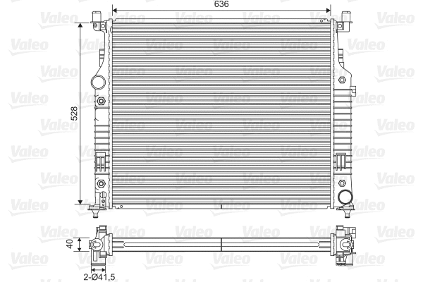 Variklio aušinimo radiatorius VALEO 701569