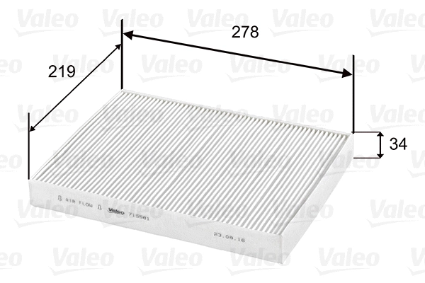 Salono filtras VALEO 715581